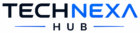 TechNexa Hub logo featuring a modern blue “TN” monogram with TechNexa Hub text and tech-focused branding