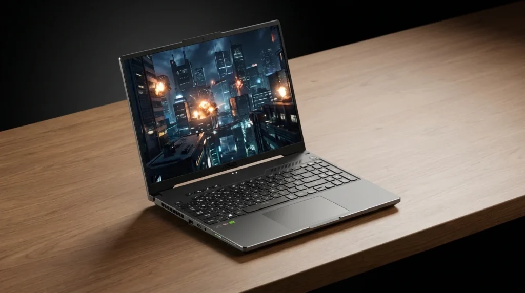 ASUS TUF Gaming A15 gaming laptop with a high-refresh display, full-size keyboard, and durable gaming chassis - TechNexa Hub