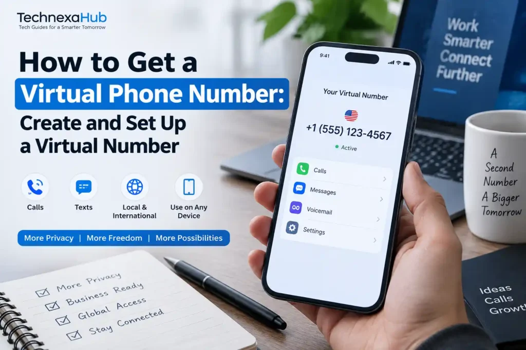How to get a virtual phone number and set up a virtual number on Android and iPhone. - TechNexa Hub